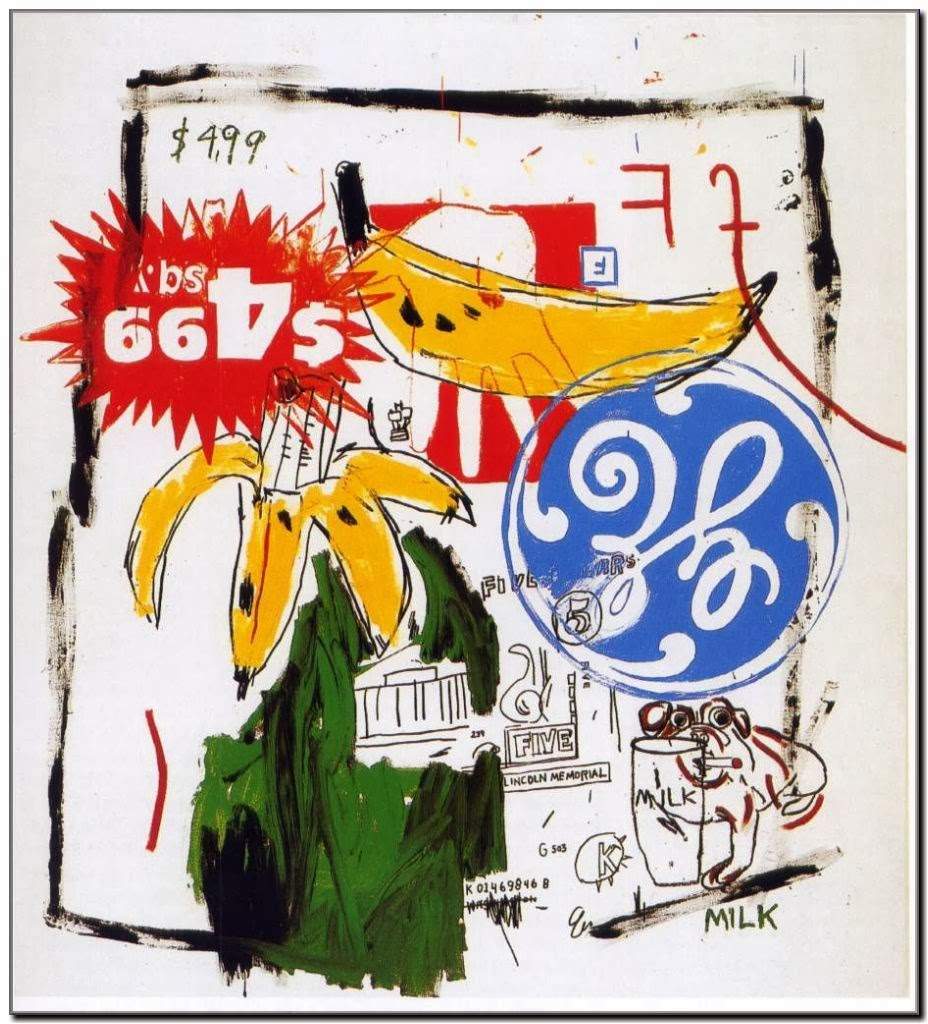 Basquiat Jean Michel & Warhol Andy "Bananas" 1984