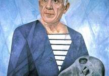 Portrait of Pablo Picasso 1956