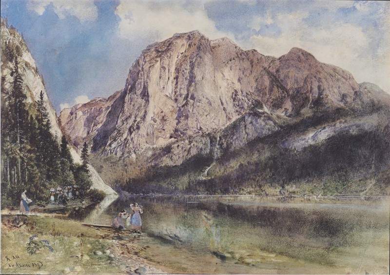 Altausseersee with Trisselwand 1837