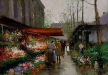 Flower Market At La Madeleine