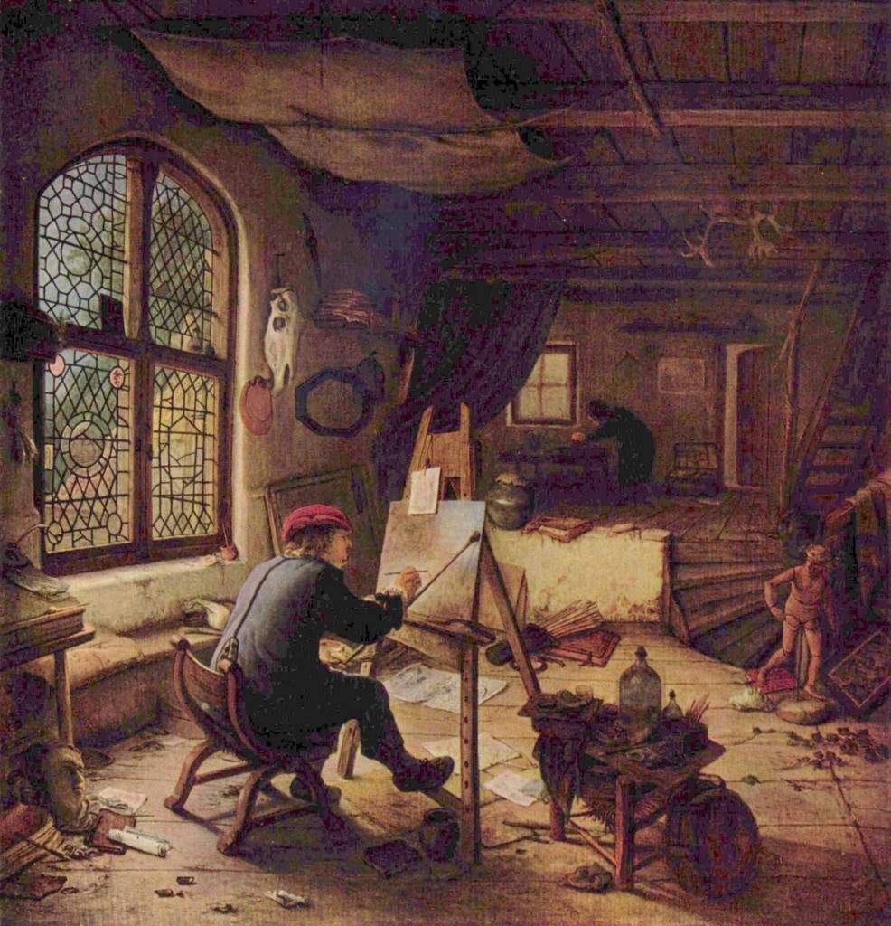 «Живописец в своей мастерской» 1663