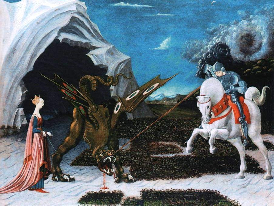 Святой Георгий, принцесса и дракон