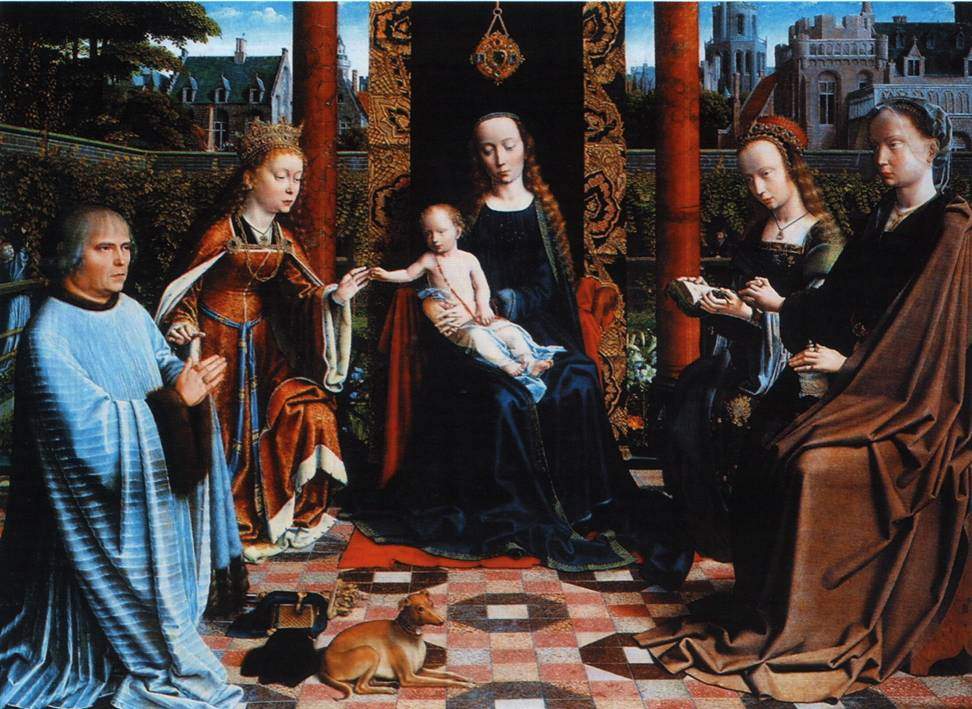 "Мадонна с Младенцем, Святыми и донатором" 1510