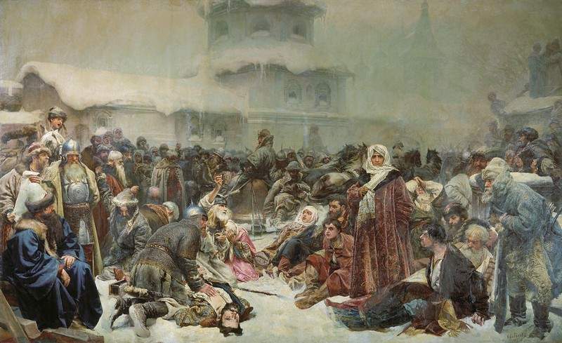 «Марфа Посадница. Уничтожение новгородского веча» 1889