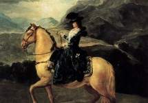 Portrait of Maria Teresa de Vallabriga on horseback 1783