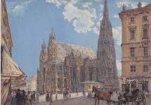 The St. Stephen's Cathedral in Vienna 1831