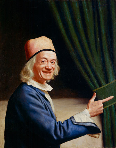 Жан-Этьенн Лиотар. «Автопортрет (Лиотар смеющийся)», 1770, 84*74 см.
