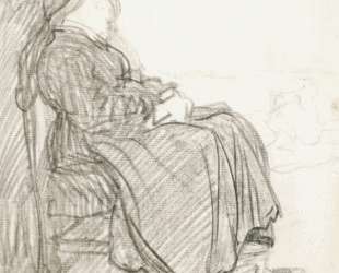 A Study of a Woman Asleep — Рембрандт