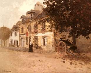 A Village Street in France — Фриц Таулов