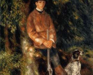 Alfred Berard and His Dog — Пьер Огюст Ренуар