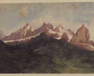 Alpine landscape — Джордж Фредерик Уоттс