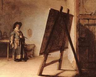Artist in his Studio — Рембрандт