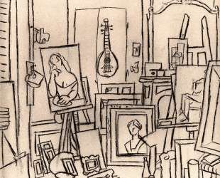 Artist’s studio on street La Boetie — Пабло Пикассо