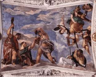 Bacchus, Vertumnus and Saturn — Паоло Веронезе