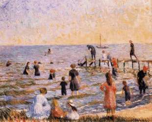 Bathing at Bellport, Long Island — Уильям Джеймс Глакенс