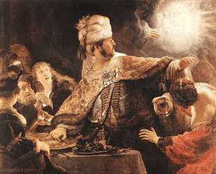 Belshazzar’s Feast — Рембрандт