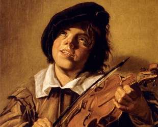 Boy Playing A Violin — Франс Халс
