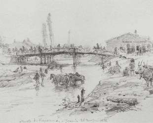 Мост через реку Чуприя в Парачине — Василий Поленов
