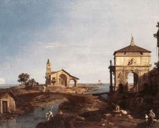 Capriccio with Venetian Motifs — Франческо Гварди