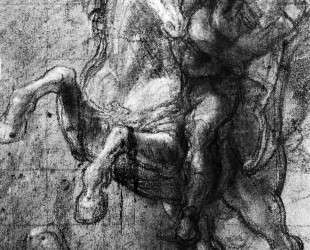 Cavalier over a fallen adversary — Тициан