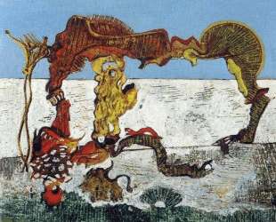 Child, Horse, Flower and Snake — Макс Эрнст
