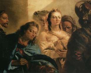 Christ and the Adulteress — Джованни Доменико Тьеполо