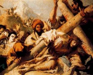 Christ’s Fall on the way to Calvary — Джованни Доменико Тьеполо