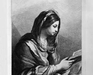 Woman Reading (half length) by Guercino — Джованни Баттиста Пиранези