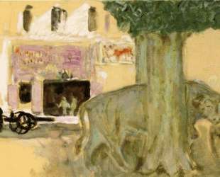 Cow behind a Tree — Пьер Боннар