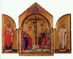 Crucifixion triptych — Дуччо