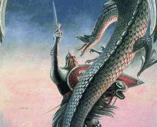Dobrynya’s battle with a dragon — Константин Васильев