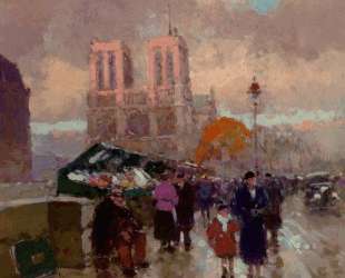 Effect of sunlight on Notre Dame — Эдуард Кортес
