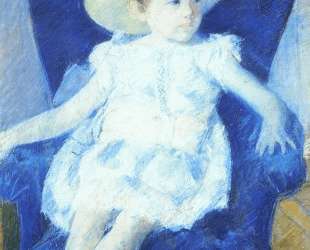 Элси в синем кресле — Мэри Кассат
