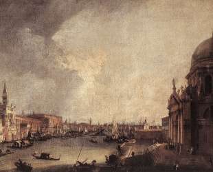 Entrance To The Grand Canal Looking East — Каналетто