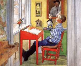 Esbjorn Doing His Homework — Карл Ларссон