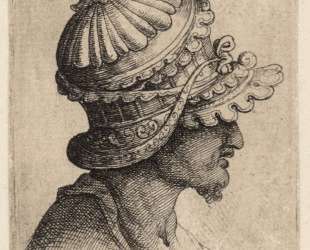 Extravagantly ornamental helmet — Пармиджанино