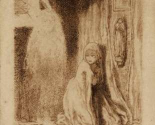 Faust. Margaret in the Church — Данте Габриэль Россетти