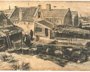 Fish-Drying Barn, Seen From a Height — Винсент Ван Гог