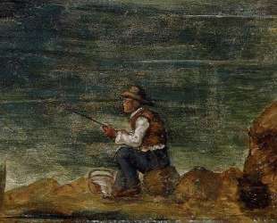 Fisherman on the Rocks — Поль Сезанн