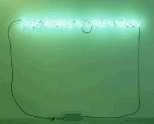Five Words in Green Neon — Джозеф Кошут