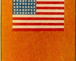 Flag on Orange Field — Джаспер Джонс