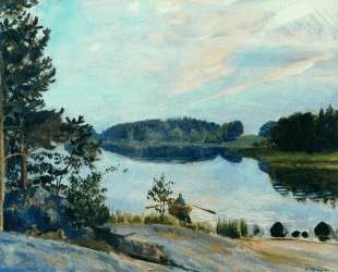 Лесное озеро в Конкола — Борис Кустодиев