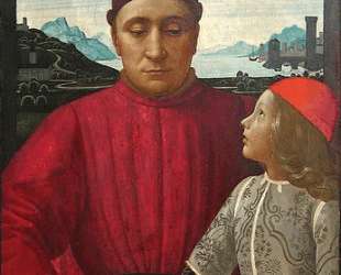 Francesco Sassetti and His Son Teodoro — Доменико Гирландайо
