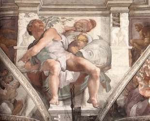 Frescoes above the altwall — Микеланджело