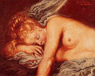 Спящая девушка — Джорджо де Кирико