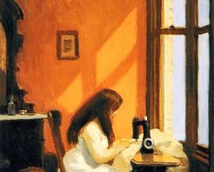 Girl at a Sewing Machine — Эдвард Хоппер