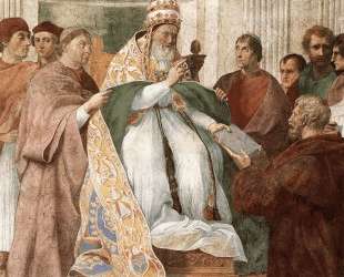 Gregory IX Approving the Decretals — Рафаэль Санти