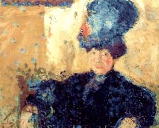 Half-length portrait of Mathilde Schoenberg — Рихард Герстль