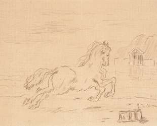 Лошадь на берегу реки — Джорджо де Кирико