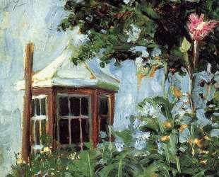 House with a Bay Window in the Garden — Эгон Шиле